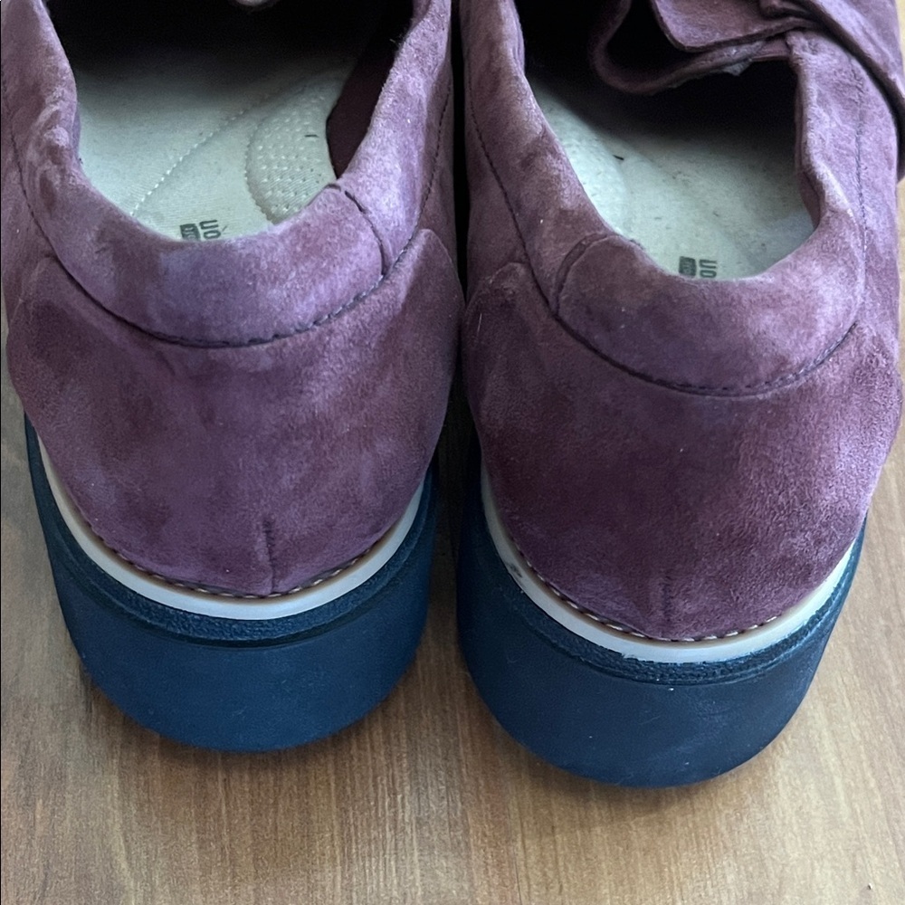 Collection clarks Women's Burgundy Loafers - Picture 5 of 8